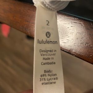 Lulu lemon leggings with pockets